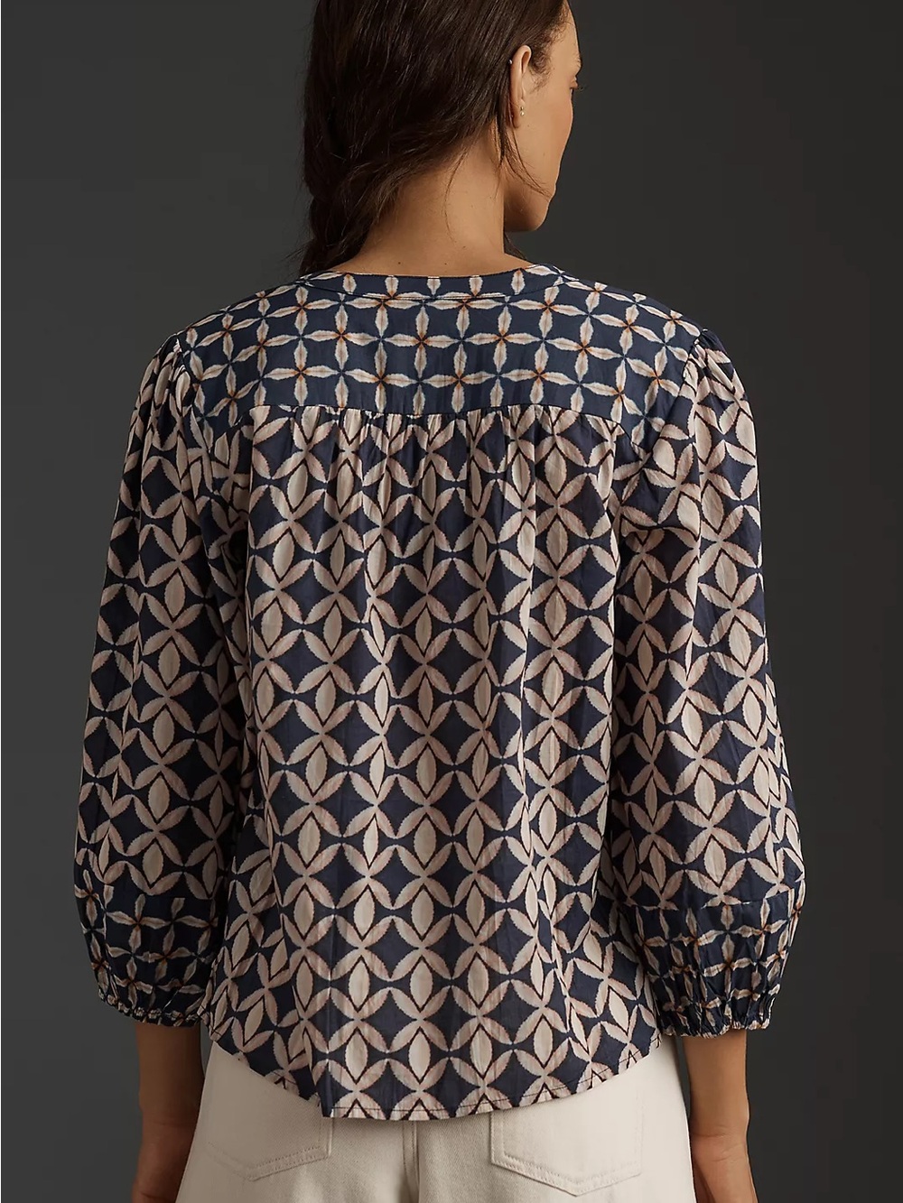 ANTHROPOLOGIE VELVET BY GRAHAM & SPENCER ‘Haddon’ Blouse - Picture 2 of 13